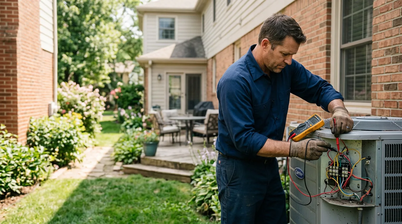 HVAC technician working near Hesperia, MI